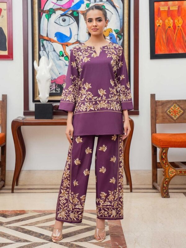 2 piece stitched suit for womens - Image 4