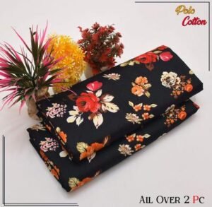 2 PIECE Women's Unstitched Printed Suit