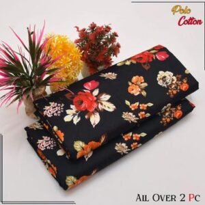 2 PIECE Women's Unstitched Printed Suit